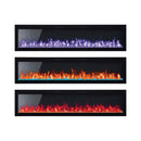 Napoleon Entice Wall-Hanging Electric Fireplace With Multi-Function Remote Control (SAK74519) - Saksby Wholesale - Different Flame Color
