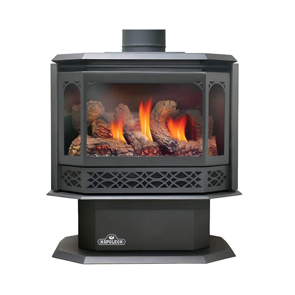 NAPOLEON HAVELOCK 50 Direct Vent Millivolt Ignition Natural Gas Stove, 28" [GDS50-1NSB] (SAK37589) Saksby Wholesale - Front View
