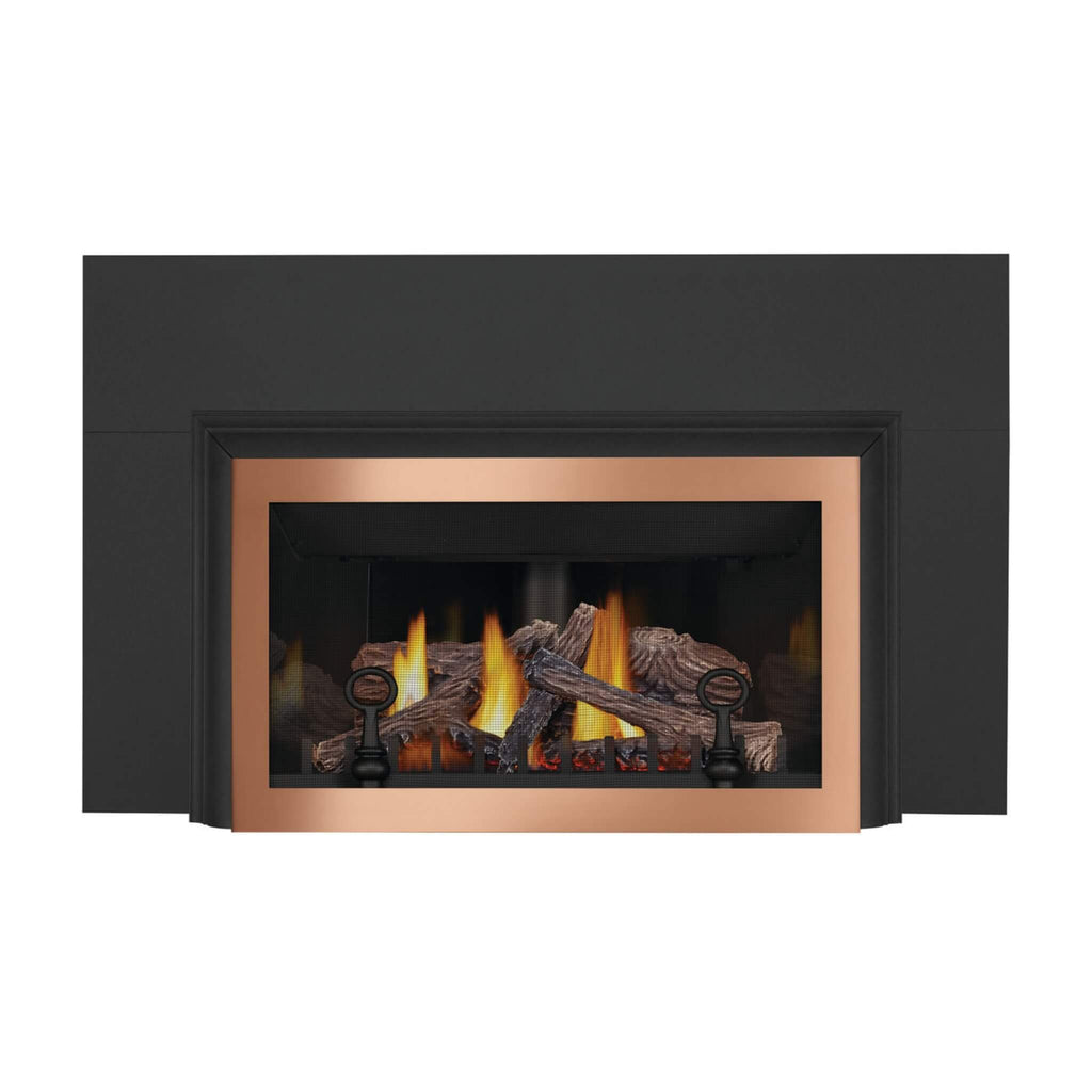 Napoleon Inspiration ZC Direct Vent Millivolt Ignition Natural Gas Fireplace Insert, 36" [GDIZC-NSB] (SAK58347) - Saksby Wholesale - Flame- Design View