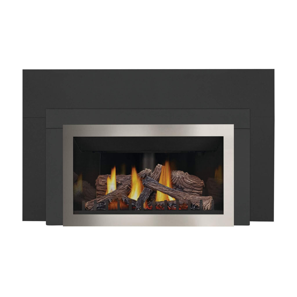 Napoleon Inspiration ZC Direct Vent Millivolt Ignition Natural Gas Fireplace Insert, 36" [GDIZC-NSB] (SAK58347) - Saksby Wholesale - Inserted View