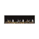 Napoleon Luminex 65" LCD Built-In Electric Fireplace With Remote Control [NEFL65LCD-3SV] (SAK83665) - Saksby Wholesale - White Flames View