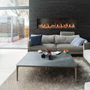 Napoleon Luminex 65" LCD Built-In Electric Fireplace With Remote Control [NEFL65LCD-3SV] (SAK83665) - Saksby Wholesale - Living Room VIew