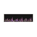 Napoleon Luminex 65" LCD Built-In Electric Fireplace With Remote Control [NEFL65LCD-3SV] (SAK83665) - Saksby Wholesale - Pink Flames View