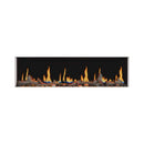 Napoleon Luminex 65" LCD Built-In Electric Fireplace With Remote Control [NEFL65LCD-3SV] (SAK83665) - Saksby Wholesale - Yellow Flames View