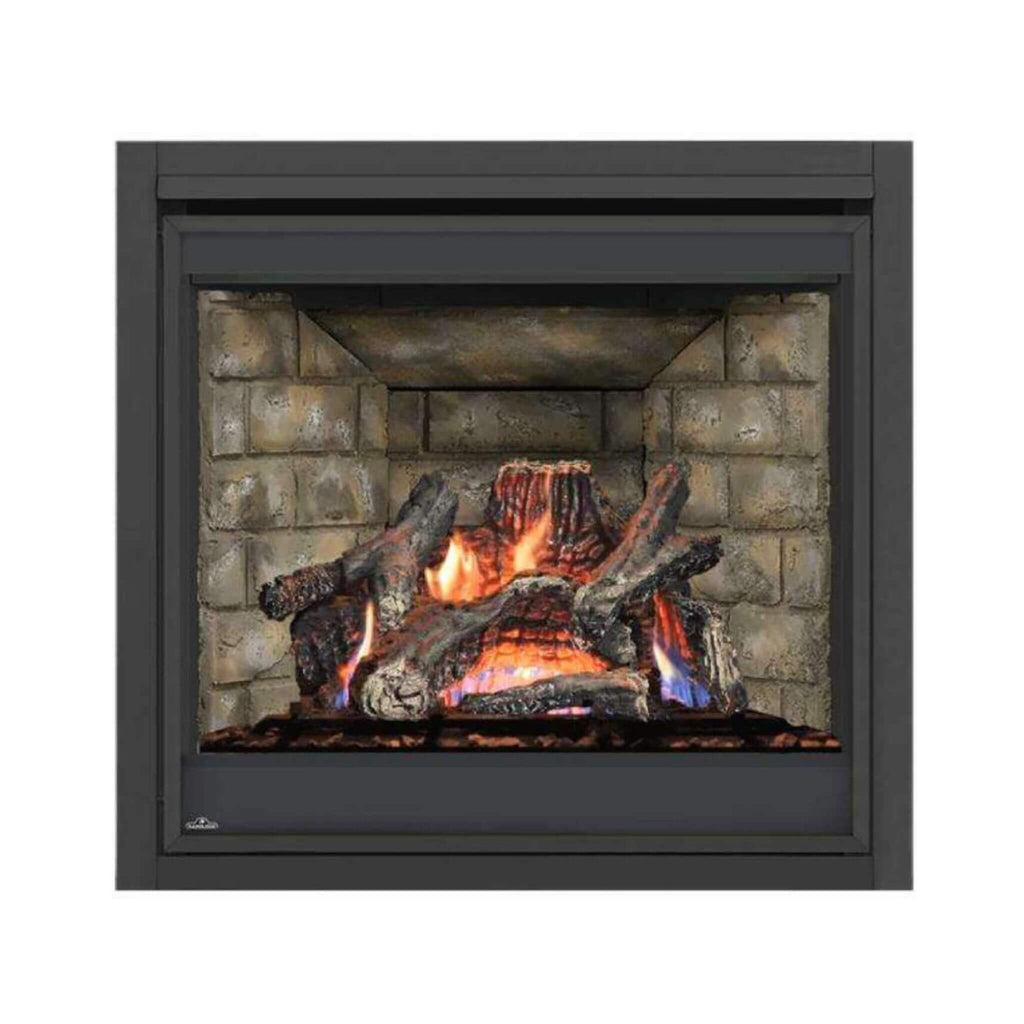 Napoleon Newport Decorative Brick Panels For GX70 Ascent Fireplaces [GD869KT] (SAK72301) - Saksby Wholesale - Brick Panels In Use View