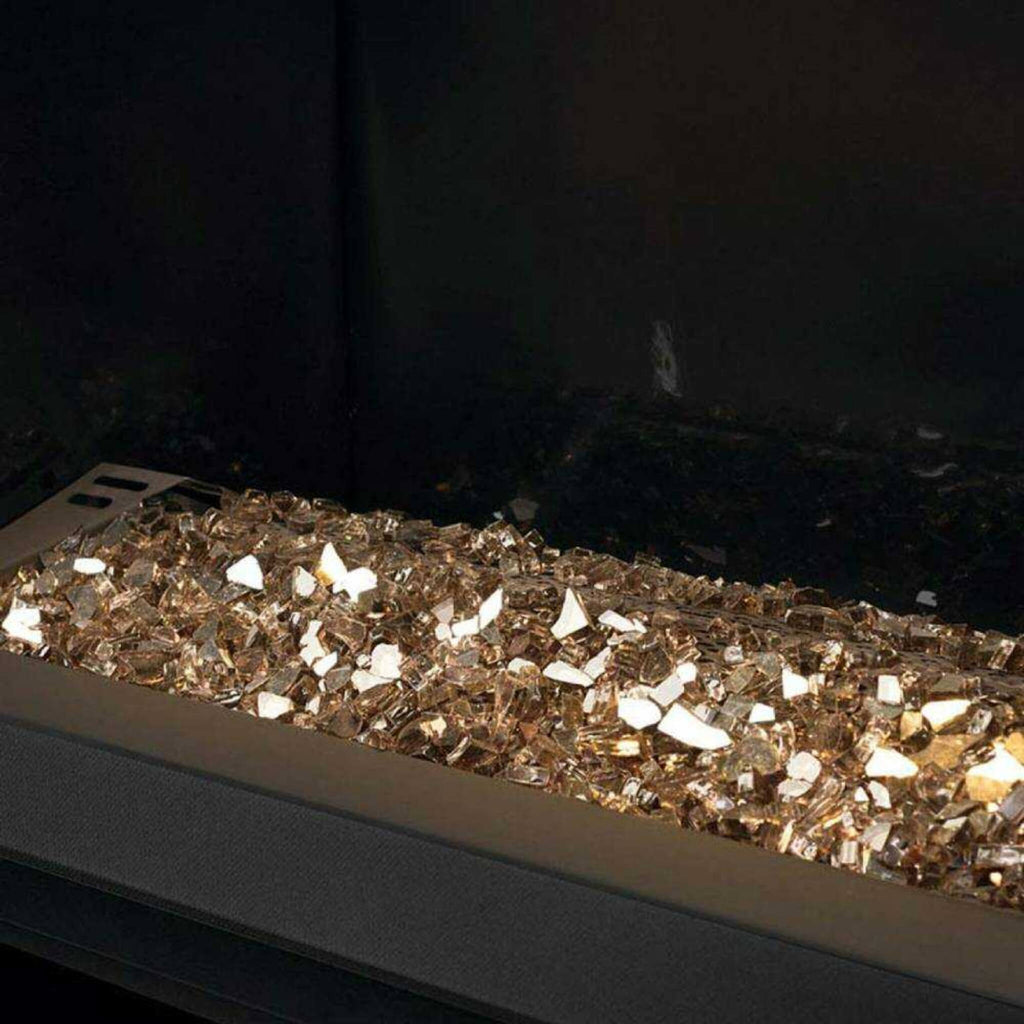 NAPOLEON OAKVILLE 3 GLASS Direct Vent Electronic Ignition Natural Gas Fireplace Insert - Crystal View