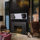 Napoleon Oakville 3 Glass Direct Vent Electronic Ignition Natural Gas Fireplace Insert, 28" [GDIG3N] (SAK29675) - Saksby Wholesale - Lifestyle Image In The Living Room View