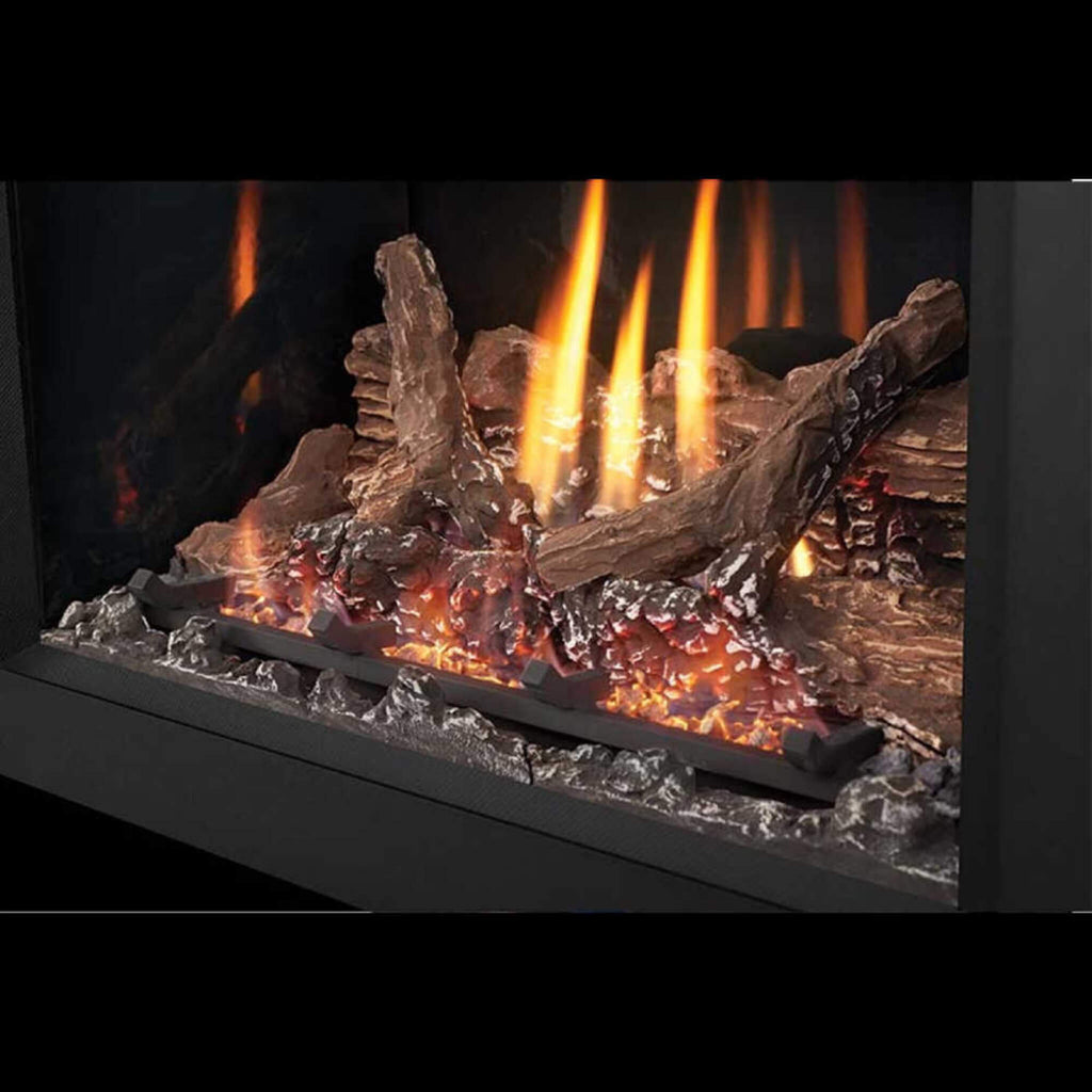 NAPOLEON OAKVILLE X3/X4 Direct Vent Electronic Ignition Natural Gas Fireplace Insert (GDIX3N/4N-1) - SAKSBY Flames View