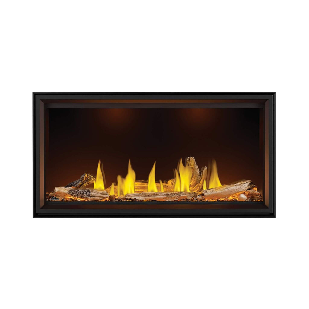 Napoleon Tall Linear Vector Direct Vent Natural Gas Fireplace With Remote Control [TLV50/62/74N] (SAK58256) - Saksby Wholesale - Flames View