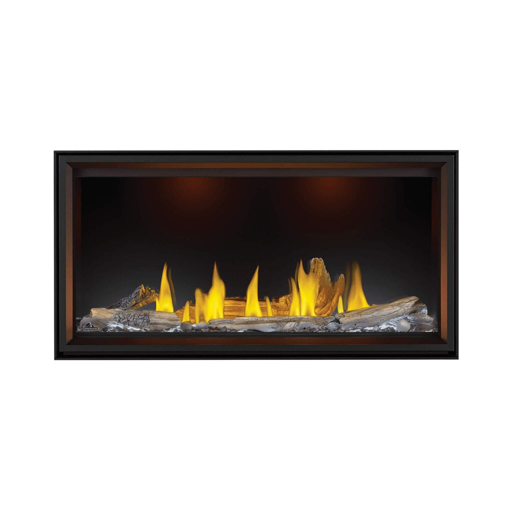 Napoleon Tall Linear Vector Direct Vent Natural Gas Fireplace With Remote Control [TLV50/62/74N] (SAK58256) - Saksby Wholesale - Flames View