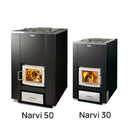 Narvi 30/50 Wood-Burning Sauna Stove (SAK57961) SAKSBY - 50 and 30 View