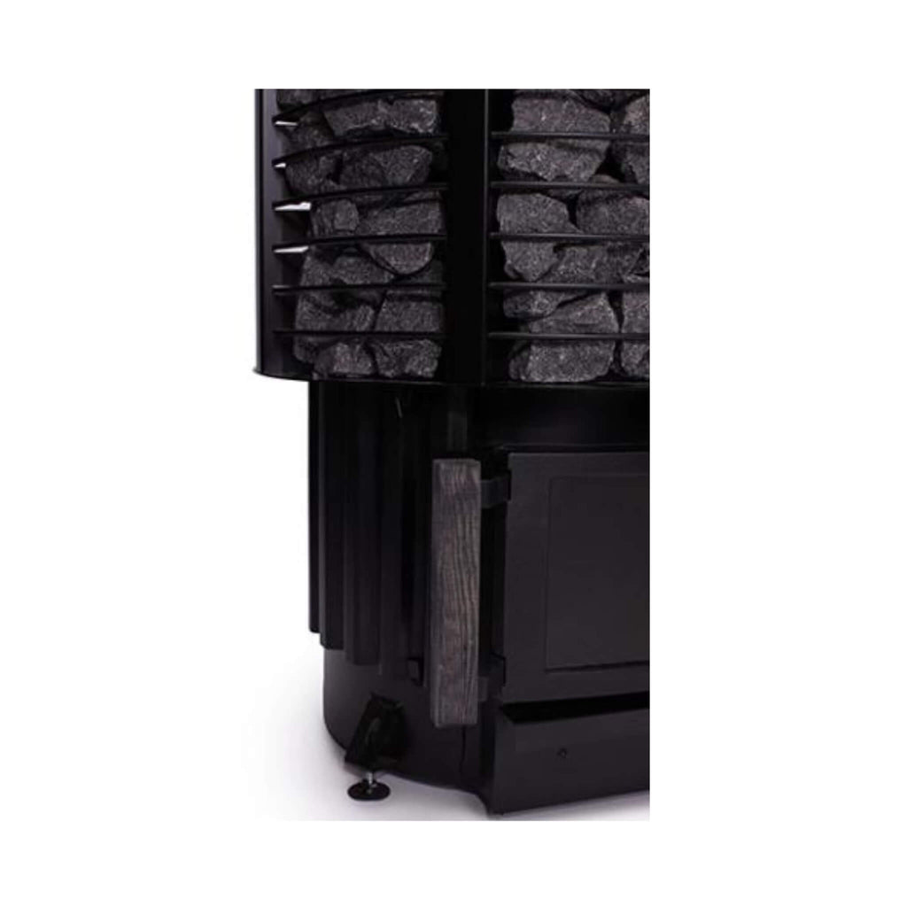 Narvi Inari 16kW Wood-Burning Sauna Stove (SAK90263) SAKSBY - Wooden Handle View