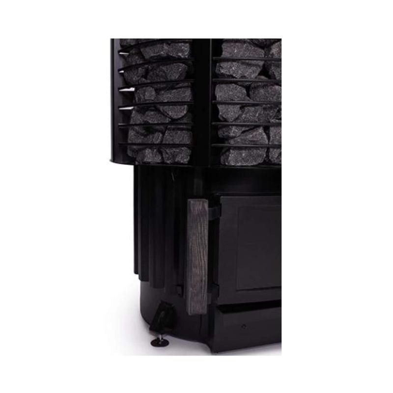 Narvi Inari 16kW Wood-Burning Sauna Stove (SAK90263) SAKSBY - Wooden Handle View