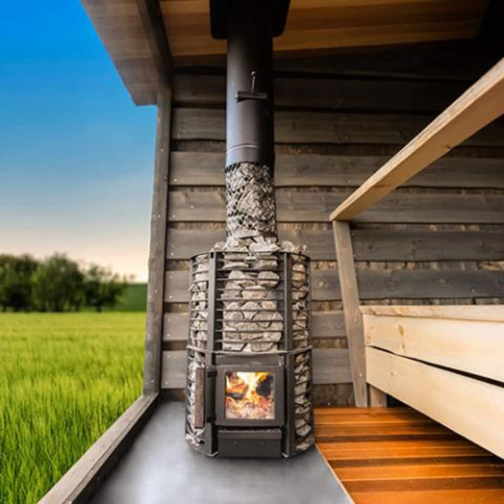 Narvi Inari 16kW Wood-Burning Sauna Stove (SAK90263) SAKSBY - Lifestyle View