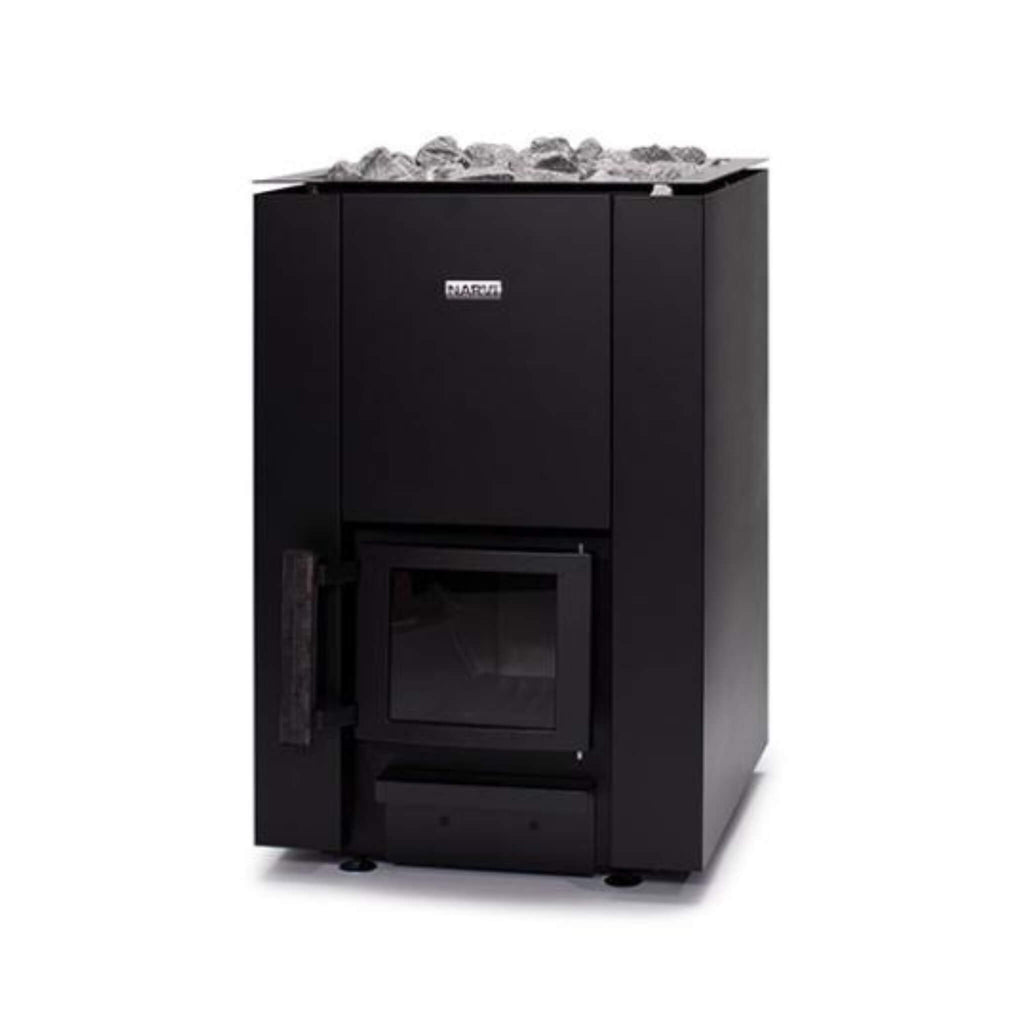 Narvi Kaamos 20 Wood-Burning 21kW Sauna Stove [157417] (SAK73698) SAKSBY - Front Left View