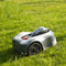 NOVABOT N2000 Premium Boundary Free Robot Lawn Mower For Large Lawns, 1.5 Acres - SAKSBY.com - In Action Front View