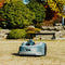 NOVABOT N2000 Premium Boundary Free Robot Lawn Mower For Large Lawns, 1.5 Acres - SAKSBY.com - Cutting Grass - Front View