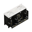 Nuvia 60-Inch Black Bathroom Vanity With Soft Close Doors And Drawers Storage (SAK86210) - Saksby Wholesale - Drawer Dimensions