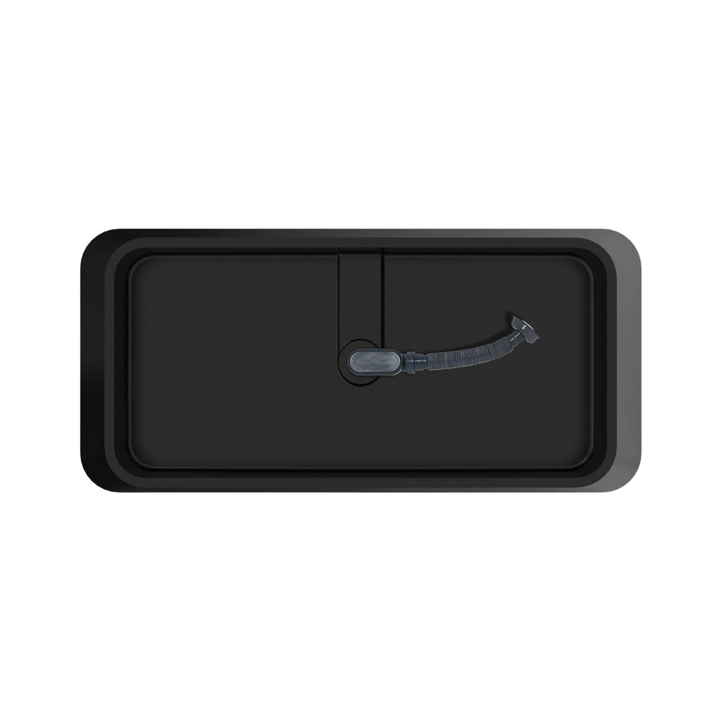 Nuvia 67-Inch Luxury Freestanding Solid Surface Soaking Bathtub (SAK51920) - Saksby Wholesale - Bottom View