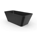 Nuvia 67-Inch Luxury Freestanding Solid Surface Soaking Bathtub (SAK51920) - Saksby Wholesale - Right Side View