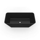 Nuvia 67-Inch Luxury Freestanding Solid Surface Soaking Bathtub (SAK51920) - Saksby Wholesale - Top View