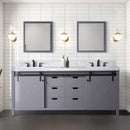 Nuvia 80-Inch Fully Assembled Double Bath Vanity With Soft Close Cabinets [No Countertop] (SAK53904)