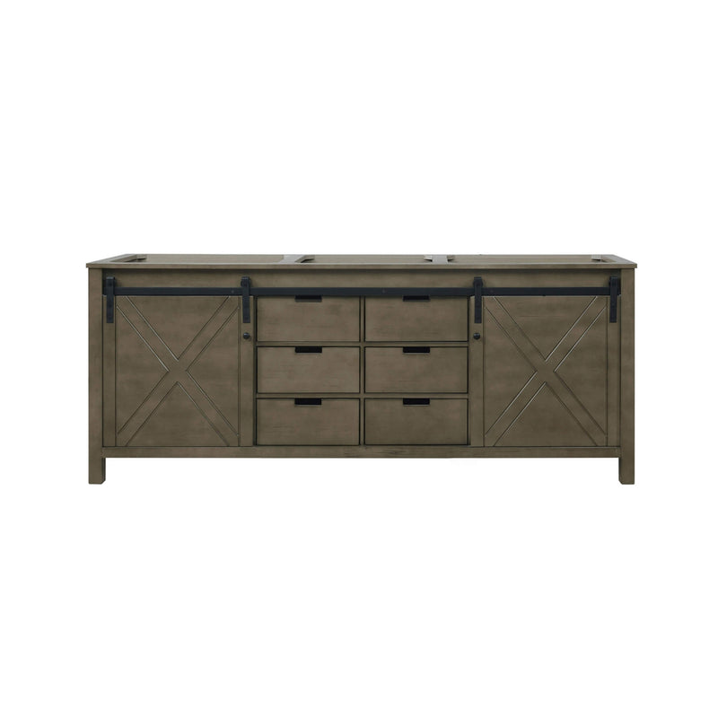 Nuvia 80" Fully Assembled Double Bath Vanity With Soft Close Cabinets (SAK53904) - Saskby Wholesale - Front View