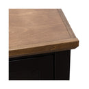 Nuvia 83-Inch Bourbon Black TV Stand With Fireplace And Glass Windowpane Doors (SAK40281) - Saksby Wholesale - Material Details