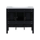 Nuvia Premium 72-Inch Bathroom Vanity Set With Resin Sink And Soft-Close Drawers (SAK62749) - Saksby Wholesale - Back View