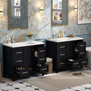 Nuvia Premium 72-Inch Bathroom Vanity Set With Resin Sink And Soft-Close Drawers (SAK62749) - Saksby Wholesale - Bathroom Lifestyle Image