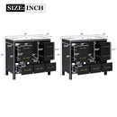 Nuvia Premium 72-Inch Bathroom Vanity Set With Resin Sink And Soft-Close Drawers (SAK62749) - Saksby Wholesale - Dimensions