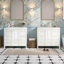 Nuvia Premium 72-Inch Bathroom Vanity Set With Resin Sink And Soft-Close Drawers [Faucet Not Included] (SAK62749)