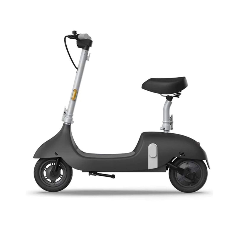 Okai Beetle Pro EA10C 900W 48V/10.4AH Small Foldable Electric Scooter With Seat, Black (SAK72536) - Saksby Wholesale - Side View