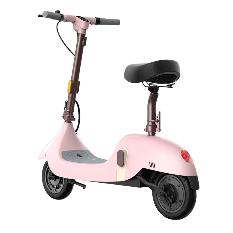Okai Beetle Pro EA10C 900W 48V/10.4AH Small Foldable Electric Scooter With Seat, Pink (SAK71536) - Saksby Wholesale - Back View