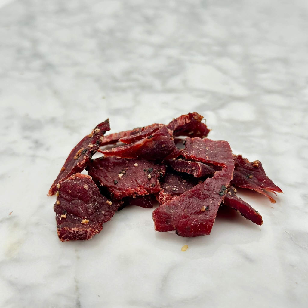 Old Western Style Peppered Beef Jerky (SAK90345) - Saksby Wholesale - Snacks View