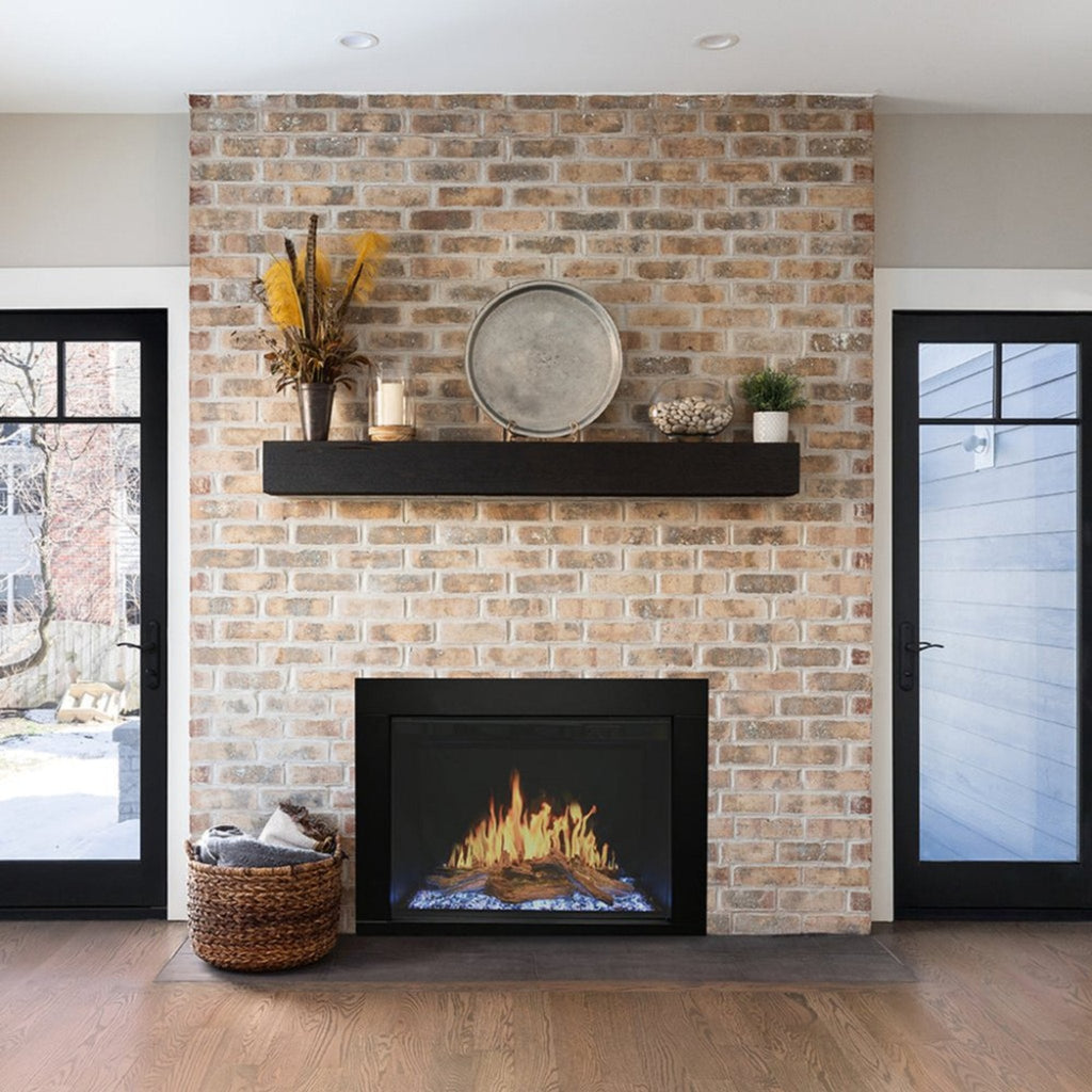 MODERN FLAMES ORION TRADITIONAL 26" Heliovision Electric Fireplace [OR26-TRAD] (SAK51873) - Living Room View