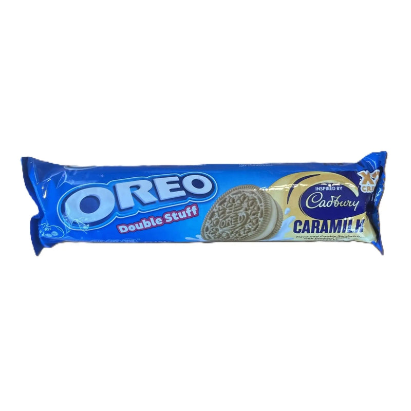 Oreo Caramilk – Caramel-Infused  Sandwich Cookies 154G Pack (Australia)