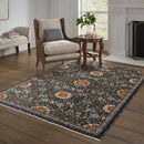 ORIENTAL WEAVERS Aberdeen 006B1 Blue Traditional Polyester Indoor Area Rectangle Rug (SAK98124)