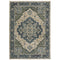 ORIENTAL WEAVERS Aberdeen 051G1 Blue Vintage Polyester Indoor Area Rectangle Rug (SAK52901)