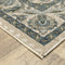 ORIENTAL WEAVERS Aberdeen 070I1 Blue Vintage Floral Polyester Indoor Area Rectangle Rug (SAK17905)