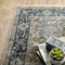 ORIENTAL WEAVERS Aberdeen 070I1 Blue Vintage Floral Polyester Indoor Area Rectangle Rug (SAK17905)