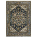 ORIENTAL WEAVERS Aberdeen 1144Q Blue Persian Medallion Polyester Indoor Area Rectangle Rug (SAK98572)