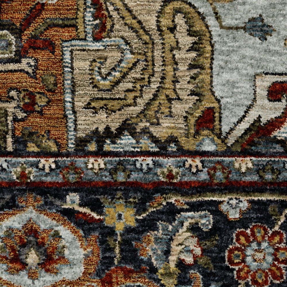 Oriental Weavers Aberdeen 1144R Red Traditional Medallion Polyester Indoor Area Rectangle Rug (SAK72513)