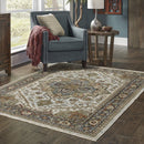 ORIENTAL WEAVERS Aberdeen 1144W Beige Traditional Persian Polyester Indoor Area Rectangle Rug (SAK48573)