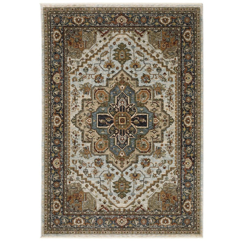 ORIENTAL WEAVERS Aberdeen 1144W Beige Traditional Persian Polyester Indoor Area Rectangle Rug (SAK48573)