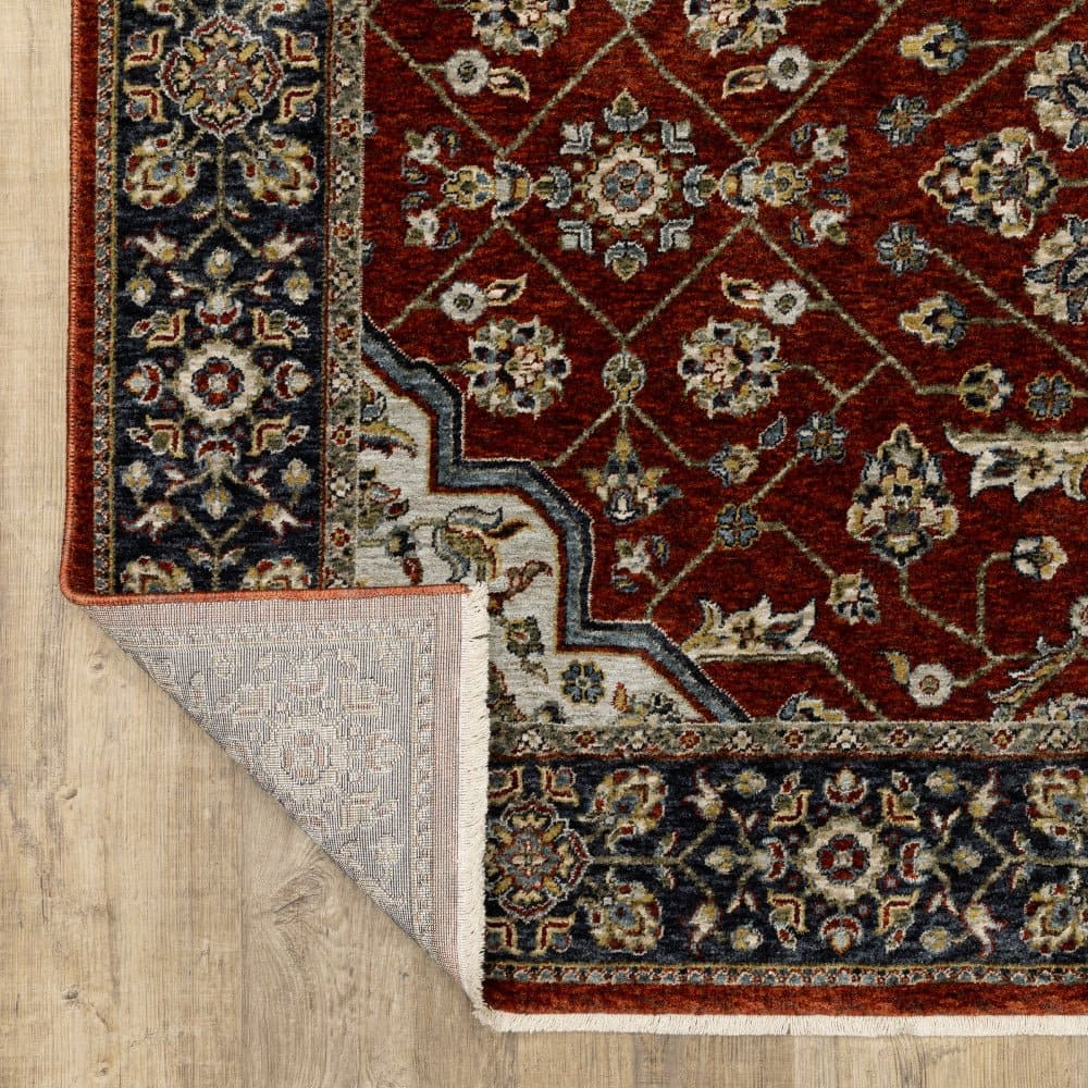 Oriental Weavers Aberdeen 4151R Traditional Persian Polyester Indoor Area Rectangle Rug  In Red (SAK56093)