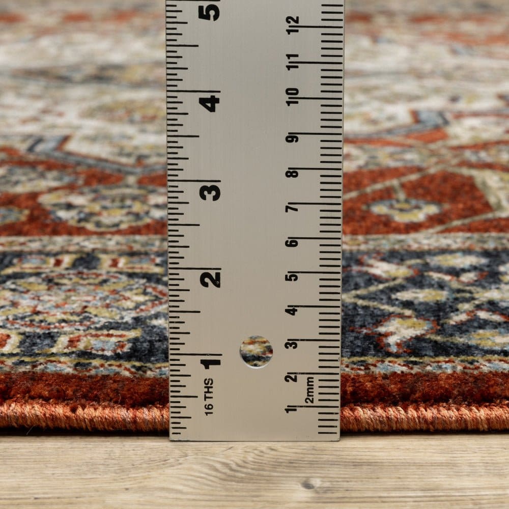 Oriental Weavers Aberdeen 4151R Traditional Persian Polyester Indoor Area Rectangle Rug  In Red (SAK56093)