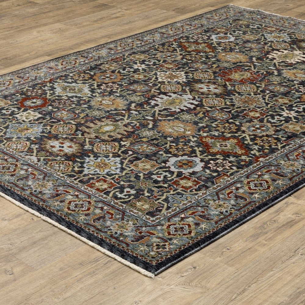 Oriental Weavers Aberdeen 4922D Blue Traditional Polyester Indoor Area Rectangle Rug (SAK74592)