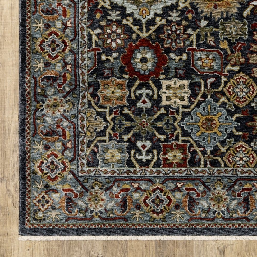 Oriental Weavers Aberdeen 4922D Blue Traditional Polyester Indoor Area Rectangle Rug (SAK74592)