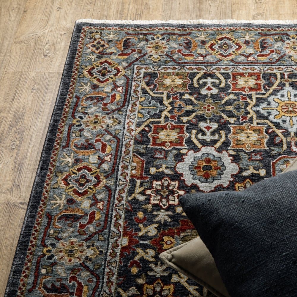 Oriental Weavers Aberdeen 4922D Blue Traditional Polyester Indoor Area Rectangle Rug (SAK74592)